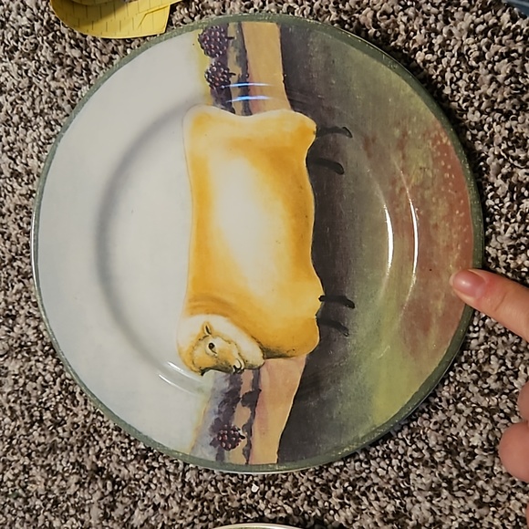 Block by Gear County Farm plates. Set of 2 salad plates. 8 inches. - Picture 3 of 6